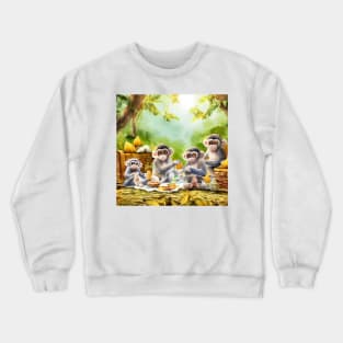 The Monkeys' Picnic Crewneck Sweatshirt